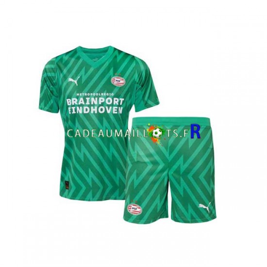 PSV Eindhoven Maillot avec flocage Gardien Domicile 2023-2024 ,Tenue Enfant MC