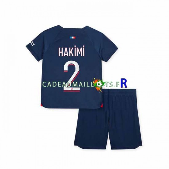 Paris Saint-Germain Maillot avec flocage Hakimi 2 Domicile 2023-2024 ,Tenue Enfant MC