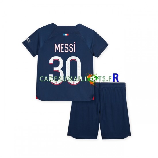 Paris Saint-Germain Maillot avec flocage Lionel Messi 30 Domicile 2023-2024 ,Tenue Enfant MC