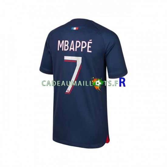 Paris Saint-Germain Maillot avec flocage Mbappé 7 Domicile 2023-2024 ,Homme MC