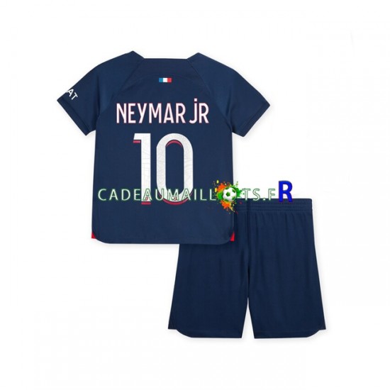 Paris Saint-Germain Maillot avec flocage Neymar Jr 10 Domicile 2023-2024 ,Tenue Enfant MC