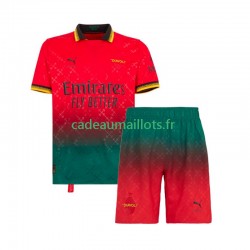 AC Milan Maillot avec flocage Gardien 4ème 2024-2025 ,Tenue Enfant MC
