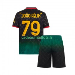 AC Milan Maillot avec flocage JOAO FELIX 79 4ème 2024-2025 ,Tenue Enfant MC