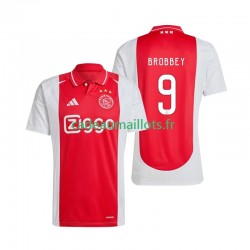 Ajax Amsterdam Maillot avec flocage Brian Brobbey 9 Domicile 2024-2025 ,Homme MC