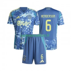 Ajax Amsterdam Maillot avec flocage Henderson 6 Extérieur 2024-2025 ,Tenue Enfant MC