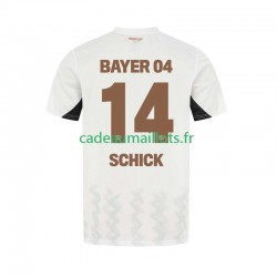 Bayer 04 Leverkusen Maillot avec flocage Patrik Schick 14 Extérieur 2024-2025 ,Homme MC