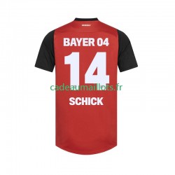 Bayer 04 Leverkusen Maillot avec flocage Patrik Schick 14 Domicile 2024-2025 ,Homme MC