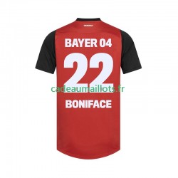 Bayer 04 Leverkusen Maillot avec flocage Victor Boniface 22 Domicile 2024-2025 ,Homme MC Bayer 04 Leverkusen Maillot avec flocage Victor Boniface 22 Domicile 2024-2025 ,Homme MC