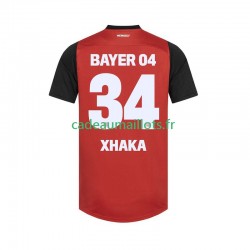 Bayer 04 Leverkusen Maillot avec flocage XHAKA 34 Domicile 2024-2025 ,Homme MC Bayer 04 Leverkusen Maillot avec flocage XHAKA 34 Domicile 2024-2025 ,Homme MC