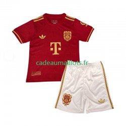 Bayern Munich Maillot avec flocage Rouge 125th Anniversary Domicile 2024-2025 ,Tenue Enfant MC