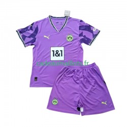 Borussia Dortmund Maillot avec flocage Special Gardien Domicile 2024-2025 ,Tenue Enfant MC