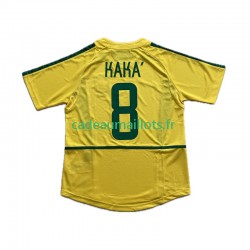 Brésil Maillot avec flocage KAKA 8 Rétro Domicile 2010 ,Homme MC Brésil Maillot avec flocage KAKA 8 Rétro Domicile 2010 ,Homme MC