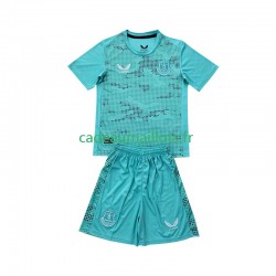 Everton Maillot avec flocage Gardien Extérieur 2024-2025 ,Tenue Enfant MC