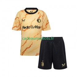 Feyenoord Rotterdam Maillot avec flocage 4ème 2024-2025 ,Tenue Enfant MC