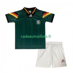 Allemagne Maillot avec flocage Rétro Extérieur 1992 ,Tenue Enfant MC
