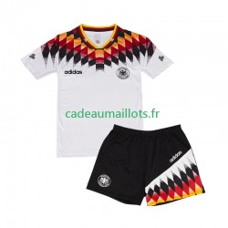 Allemagne Maillot avec flocage Rétro Domicile 1994 ,Tenue Enfant MC