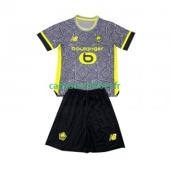OSC Lille Maillot avec flocage 3ème 2024-2025 ,Tenue Enfant MC