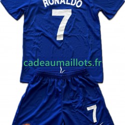 Manchester United Maillot avec flocage Cristiano Ronaldo 7 Rétro 3ème 2008 2009 ,Tenue Enfant MC