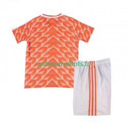 Pays-Bas Maillot avec flocage Rétro Domicile 1988 ,Tenue Enfant MC