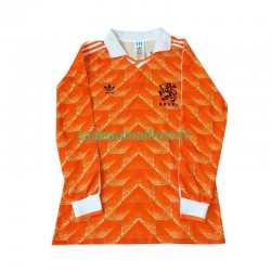 Pays-Bas Maillot avec flocage Rétro Domicile 1988 ,Homme ML