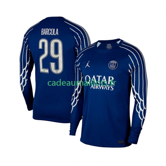 Paris Saint-Germain Maillot avec flocage Bradley Barcola 29 4ème 2024-2025 ,Homme ML Paris Saint-Germain Maillot avec flocage Bradley Barcola 29 4ème 2024-2025 ,Homme ML