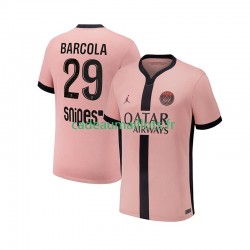 Paris Saint-Germain Maillot avec flocage Bradley Barcola 29 3ème 2024-2025 ,Homme MC