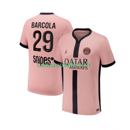 Paris Saint-Germain Maillot avec flocage Bradley Barcola 29 3ème 2024-2025 ,Homme MC Paris Saint-Germain Maillot avec flocage Bradley Barcola 29 3ème 2024-2025 ,Homme MC