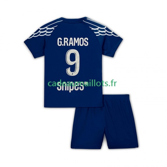 Paris Saint-Germain Maillot avec flocage Goncalo Ramos 9 4ème 2024-2025 ,Tenue Enfant MC Paris Saint-Germain Maillot avec flocage Goncalo Ramos 9 4ème 2024-2025 ,Tenue Enfant MC