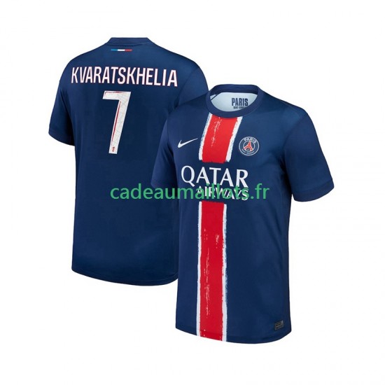 Paris Saint-Germain Maillot avec flocage Khvicha Kvaratskhelia 7 Domicile 2024-2025 ,Homme MC Paris Saint-Germain Maillot avec flocage Khvicha Kvaratskhelia 7 Domicile 2024-2025 ,Homme MC