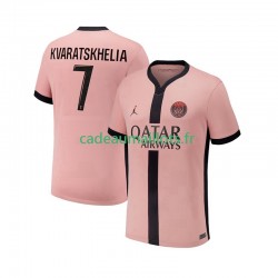Paris Saint-Germain Maillot avec flocage Khvicha Kvaratskhelia 7 3ème 2024-2025 ,Homme MC