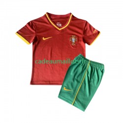 Portugal Maillot avec flocage Rétro Domicile 2022 ,Tenue Enfant MC