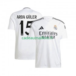 Real Madrid Maillot avec flocage ARDA GuLER 15 Domicile 2024-2025 ,Homme MC