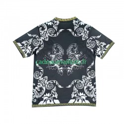 Real Madrid Maillot avec flocage Noir Versace Edition Domicile 2024-2025 ,Homme MC