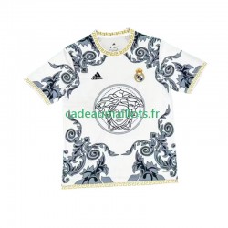 Real Madrid Maillot avec flocage Blanc Versace Edition Domicile 2024-2025 ,Homme MC