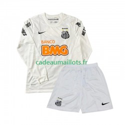 Santos FC Maillot avec flocage Rétro Domicile 2011 2012 ,Tenue Enfant ML