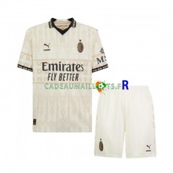 AC Milan Maillot avec flocage 4ème 2023-2024 ,Tenue Enfant MC AC Milan Maillot avec flocage 4ème 2023-2024 ,Tenue Enfant MC