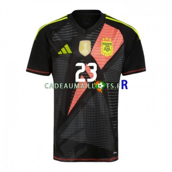 Argentine Maillot avec flocage Emiliano Martinez 23 Copa America Gardien Domicile 2024 ,Homme MC