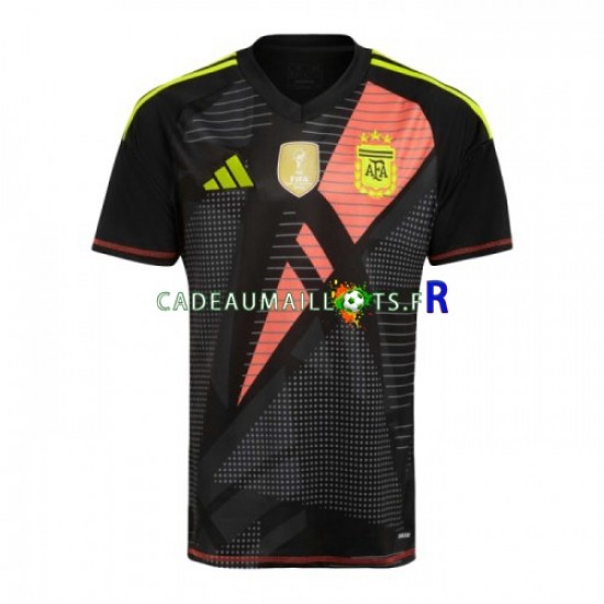 Argentine Maillot avec flocage Copa America Gardien Domicile 2024 ,Homme MC