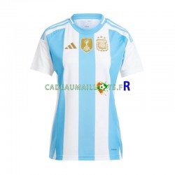 Argentine Maillot avec flocage Copa America Domicile 2024 ,Femme MC