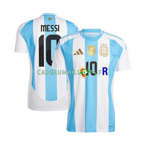 Argentine Maillot avec flocage Lionel Messi 10 Copa America Domicile 2024 ,Homme MC