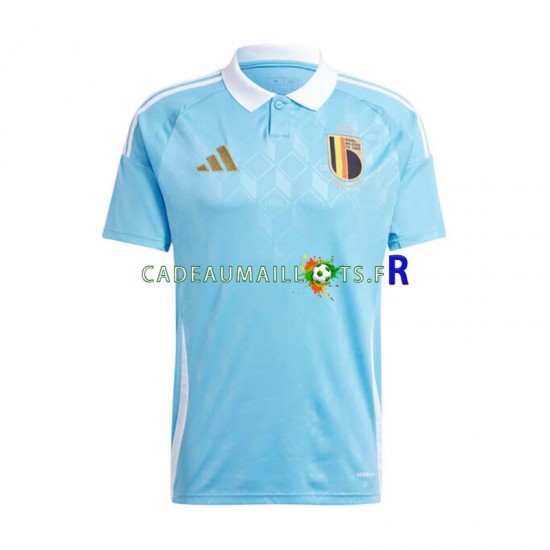 Belgique Maillot avec flocage Extérieur Euro 2024 ,Homme MC