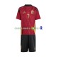 Belgique Maillot avec flocage De Bruyne 7 Domicile Euro 2024 ,Tenue Enfant MC