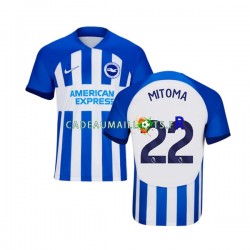 Brighton Hove Albion Maillot avec flocage Mitoma 22 Domicile 2023-2024 ,Homme MC