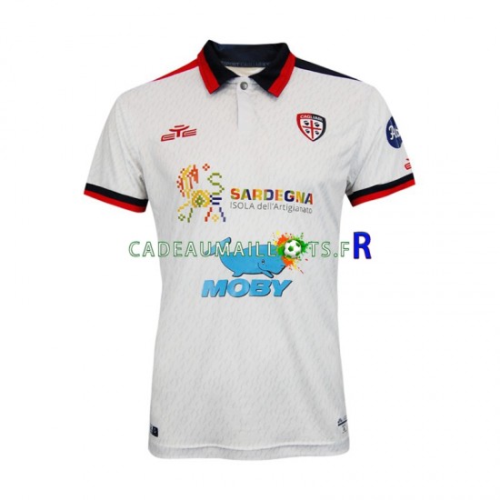 Cagliari Maillot avec flocage Extérieur 2023-2024 ,Homme MC