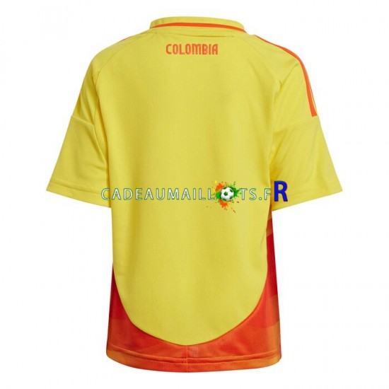 Colombie Maillot avec flocage Copa America Domicile 2024 ,Tenue Enfant MC