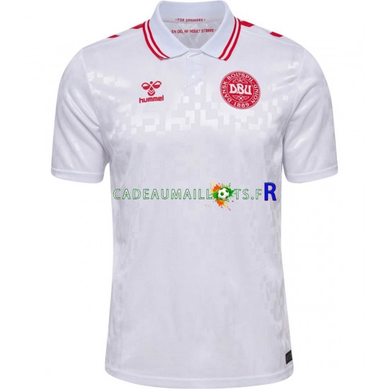 Danemark Maillot avec flocage Extérieur Euro 2024 ,Homme MC