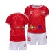 Danemark Maillot avec flocage Domicile Euro 2024 ,Tenue Enfant MC