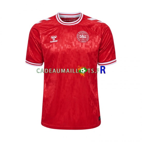 Danemark Maillot avec flocage Domicile Euro 2024 ,Homme MC