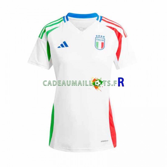 Italie Maillot avec flocage Extérieur Euro 2024 ,Femme MC