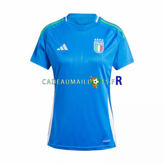 Italie Maillot avec flocage Domicile Euro 2024 ,Femme MC